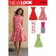 Misses Dresses New Look Sewing Pattern 6094. Size 8-18.