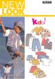 Unisex Childs Separates New Look Sewing Pattern No. 6398