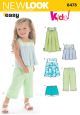 Toddlers Dress or Top In Two Lengths Etc New Look Sewing Pattern No. 6473