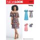 Womens Dresses and Top New Look Sewing Pattern 6507. Size XS--XL.