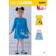 Toddlers Dresses with Appliques New Look Sewing Pattern 6647. Age 6m to 4y.