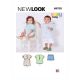 Babies Separates New Look Sewing Pattern 6725. Size NB-L.