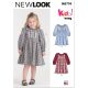 Girls Dresses New Look Sewing Pattern 6774. Age 3 to 8y.