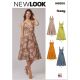 Misses Dresses New Look Sewing Pattern 6800. Size 8-18.