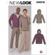 Unisex Hoodies New Look Sewing Pattern 6806. Size S-XXL.