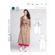 Isla Trench Coat Named Clothing Sewing Pattern. Size 4-28.