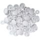 Plastic Self Cover Buttons. Loose 22mm