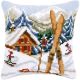 Vervaco Snow Fun Cross Stitch Cushion Kit