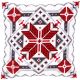 Vervaco Snow Crystal II Cross Stitch Cushion Kit