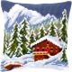 Vervaco Snow Landscape Cross Stitch Cushion Kit