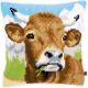 Vervaco Cow Cross Stitch Cushion Kit