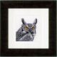 Vervaco Grey Owl 1 Counted Cross Stitch Kit