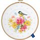 Vervaco Bird and Flowers Counted Cross Stitch Kit