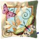 Vervaco Deco Butterflies 2 Cross Stitch Cushion Kit