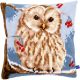 Vervaco Winter Owl Cross Stitch Cushion Kit