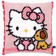 Vervaco Hello Kitty with Dog Cross Stitch Cushion Kit