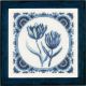 Vervaco Delft Tulips Counted Cross Stitch Kit