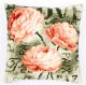 Vervaco Printed Cross Stitch Cushion Kit. Peony 1.