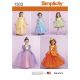 Toddlers Princess Costumes Simplicity Pattern 1303