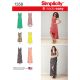Misses Knit Dresses Simplicity Pattern 1358. Size XXS-XXL.