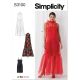 Misses Special Occasion Dress and Slip Simplicity Sewing Pattern 3100