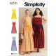 Misses and Womens Dress in Three Lengths Simplicity Sewing Pattern 3131