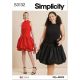 Misses and Womens Dress in Two Lengths with Petite Lines Simplicity Sewing Pattern 3132