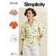 Misses Wrap Top with Sleeve Variations Simplicity Sewing Pattern 3135