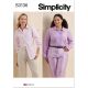 Misses and Womens Button Up Shirt Simplicity Sewing Pattern 3136
