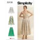 Misses Pleated Skirt in Two Lengths and Belt Simplicity Sewing Pattern 3139