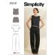 Misses Scalloped Tops, Shorts and Trousers Simplicity Sewing Pattern 3141