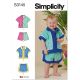 Babies Contrast Shirt and Shorts Simplicity Sewing Pattern 3145. Size XS-L.