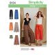 Misses Easy-to-Sew Trousers and Shorts Simplicity Sewing Pattern 8134. 