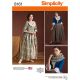 Misses 18th Century Costumes Simplicity Sewing Pattern 8161. 