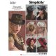 Arkivestry Hats Simplicity Sewing Pattern 8361. Size S-L.