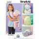 Stuffed Kitties Simplicity Sewing Pattern 8403. One Size.