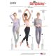 Misses Knit Leggings in Two Lengths and Three Top Options Simplicity Sewing Pattern 8424. Size XXS-XXL.