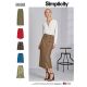 Misses Wrap Skirts Simplicity Sewing Pattern 8699. 