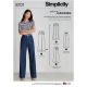 Misses Design Hacking Trousers Simplicity Sewing Pattern 8701. 