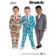Boys Suit and Ties Simplicity Sewing Pattern 8764. Age 3 to 8y.
