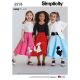 Girls Costumes Simplicity Sewing Pattern 8774. 