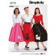 Misses Costumes Simplicity Sewing Pattern 8775. 