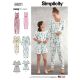 Girls and Misses Knit Jumpsuit Romper Simplicity Sewing Pattern 8801. Size XS-XL.