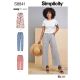 Misses Wide or Slim Leg Pull-on Trousers Simplicity Sewing Pattern 8841. 
