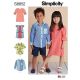 Childs Dresses and Shirt Simplicity Sewing Pattern 8852. Age 3 to 8y.