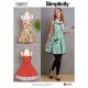 Misses Aprons Simplicity Sewing Pattern 8857. Size S-L.