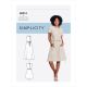 Misses Dress Simplicity Sewing Pattern 8914. 