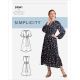 Misses Front Tie Dress in Three Lengths Simplicity Sewing Pattern 9041. 