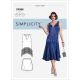 Misses Flapper Costumes Simplicity Sewing Pattern 9088. 