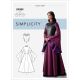 Misses Fantasy Costume Simplicity Sewing Pattern 9089. 